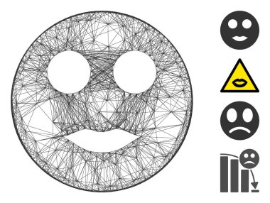 Yumurtadan Çıkan Dudaklar Güleç Vektör Ağı