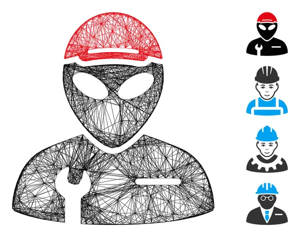 Ağ Uzaylı Servis Vektörü AğıName