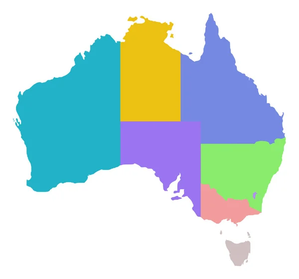 Australia Region Mapストックベクター ロイヤリティフリーaustralia Region Mapイラスト ページ 4 Depositphotos