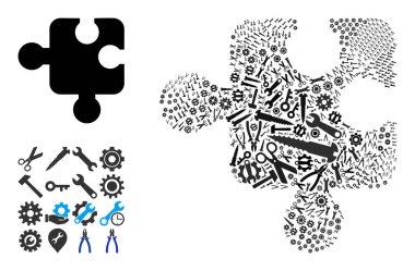 Onarım Araçlarının Kolaj Bileşeni