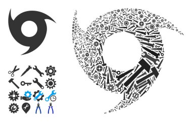 Endüstriyel Araçlar Kolajı