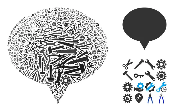 Hizmet Araçları Kolaj Bayrağı