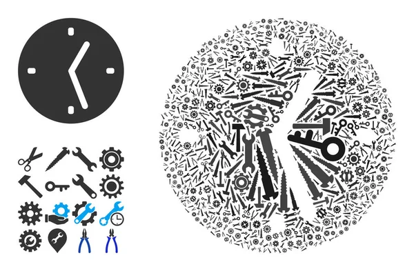 Endüstriyel Araçlar Kolaj Saati
