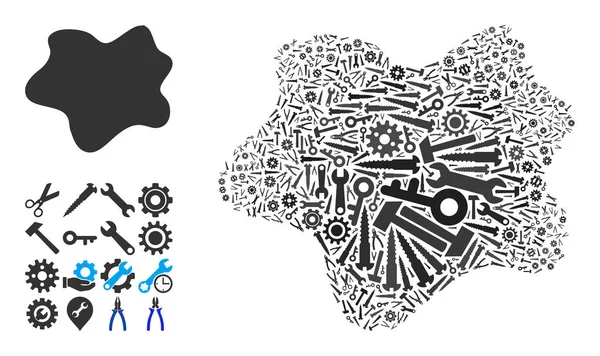 Kolaj Kirli Hizmet Araçları Noktası