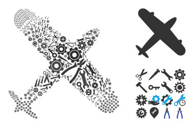 Hizmet Araçları Mozaik Uçağı