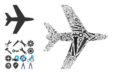 Mozaik Onarım Araçları Uçağı