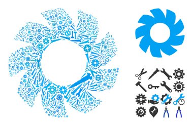 Hizmet Araçları Mozaik Türbini