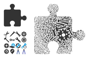 Endüstriyel Araçlar Kolaj Bulmacası EklentisiName