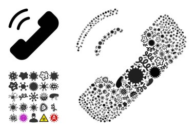 Mozaik Bulaşıcı Mikropların Simgesi Çağrısı