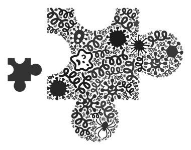 Grip Mikroplarının Kolaj Eklentisi Simgesi