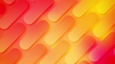 Modern dinamik yuvarlak dikdörtgenler şekil minimum geometrik soyut arkaplan döngüsü.