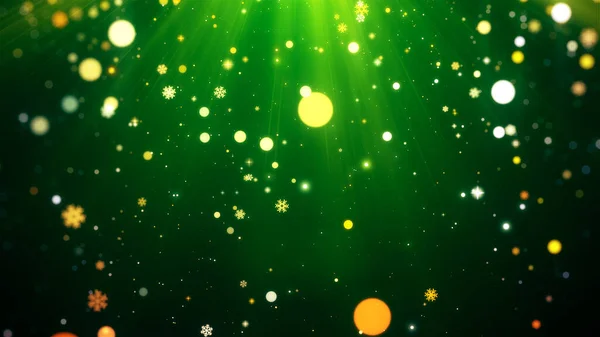 Magic Holiday Christmas Background Snowflakes Star Shiny Lights — Stock Photo, Image