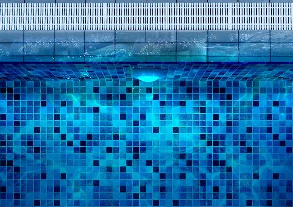 Top Ansicht Unter Wasser Schwimmbadbeleuchtung Mit Led Licht Mit Einzelnen — Stockfoto
