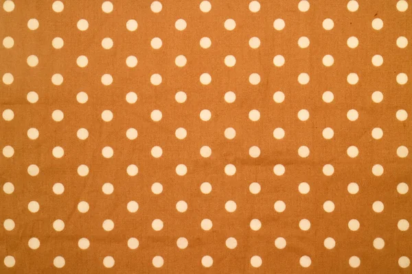 Photo Studio Shot Brown White Dot Patterned Fabric Texture — Stock Photo, Image