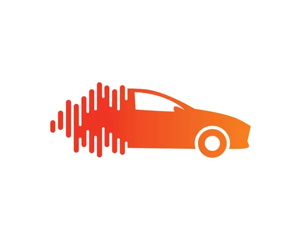 Audio Car Logo Template Icon Symbol — Stock Vector