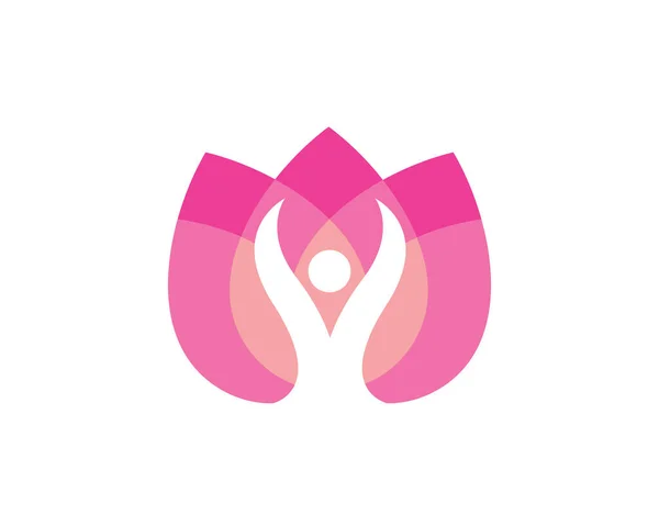 Краса Люди Логотип Шаблон Піктограма Символ — стоковий вектор