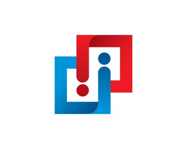 Soyut İnsanlar Logosu Şablonu, Simge, Sembol