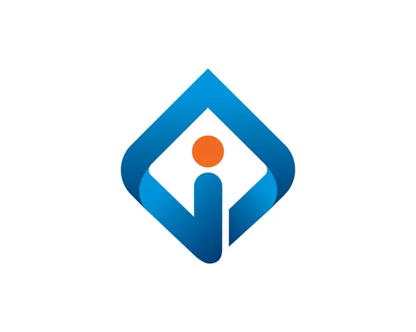 Pessoas Comunidade Aliança Grupo Fórum Modelo Logo — Vetor de Stock