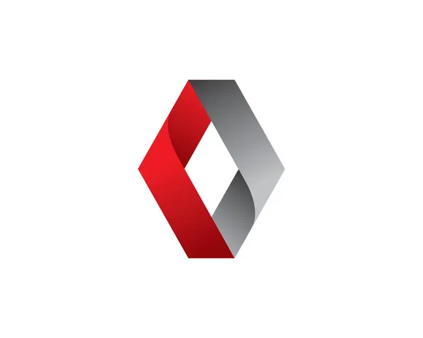 Modèle Abstrait Logo Diamant Icône Symbole — Image vectorielle