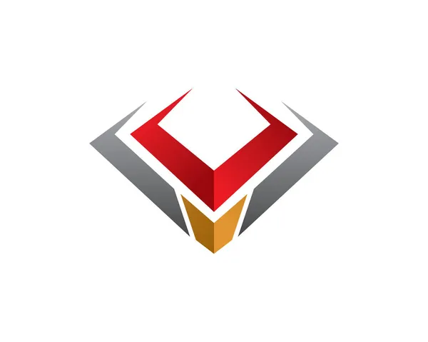 Modèle Moderne Logo Lettre Icône Symbole — Image vectorielle