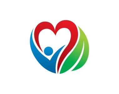 Yeşil İnsanlar Logo Şablonu, Simge, Simge