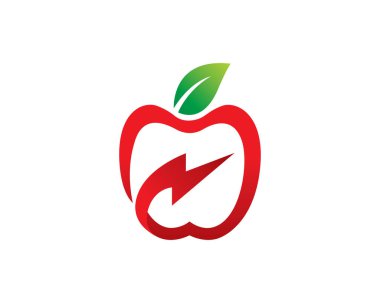Apple Güç Logo Şablonu, Simge, Simge