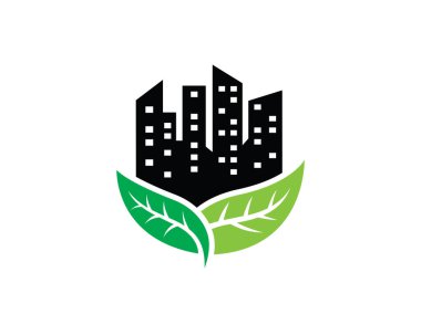 Eko Şehir Logo Şablonu, Simge, Sembol