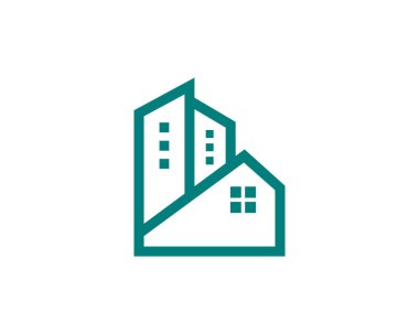 Building logo template icon symbol