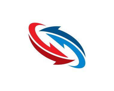 Ok logo şablon simgesi simgesi