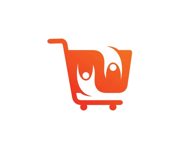 Shop People Logo Template Icon Symbol — 스톡 벡터