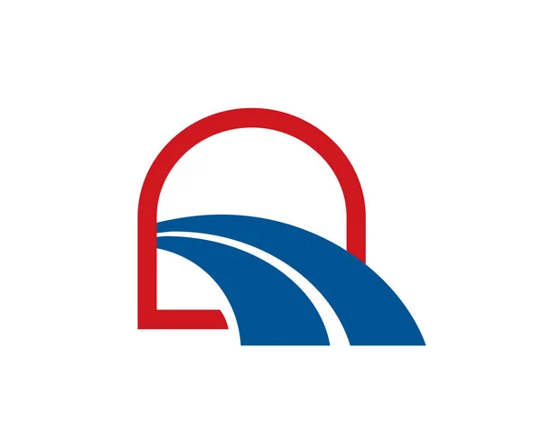Desain Templat Logo Jalan - Stok Vektor