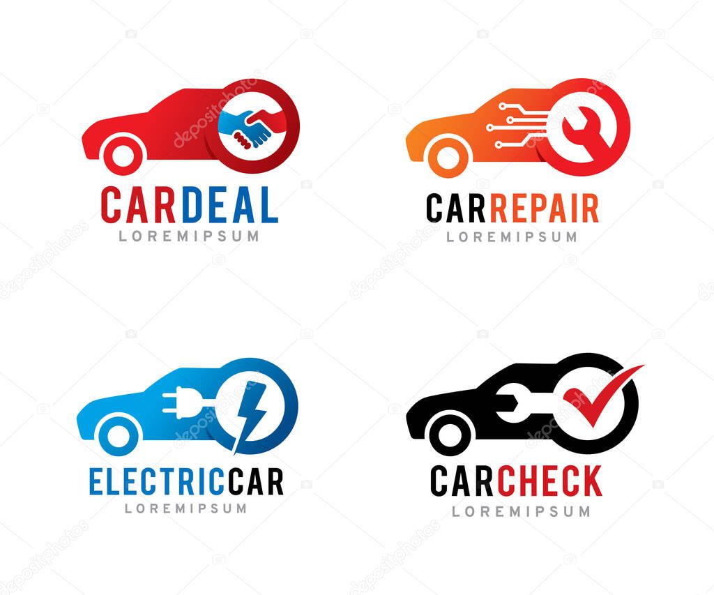 Car logo symbol or icon template