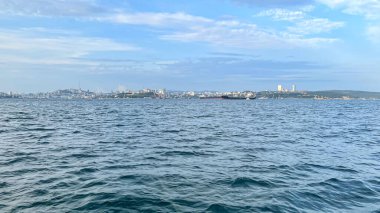 Dalgalı güzel deniz manzarası