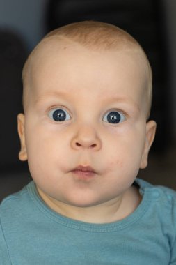 Şirin bebek yakın çekim portre