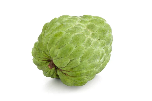 Sugar apple isolated on white background with clipping path. Organic fruit and vegetable concept.
