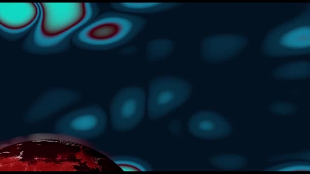 Virus Hipótesis Apariencia Mutación Peligro Para Humanidad Fantástica Abstracción Animación — Vídeo de stock