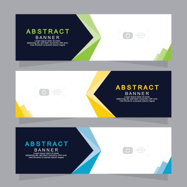 İş afişi, set, standee afiş şablonu, modern pankart.