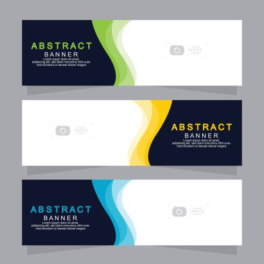 İş afişi, set, standee afiş şablonu, modern pankart.