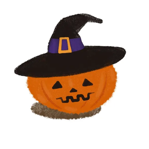 Jack Lantern Halloween Pumpkin White Background — Stock Photo, Image