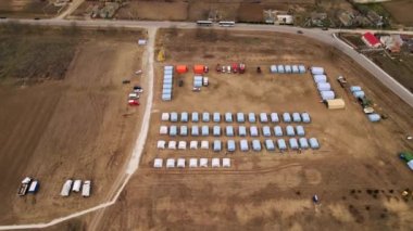 Birçok sığınma ve yaşam yeri olan mülteci kampı, Ukraynalı mülteciler