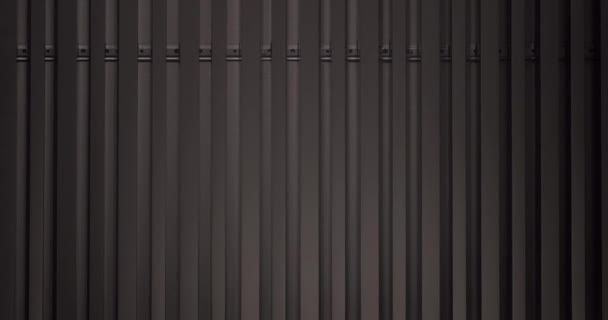 Accesorio en Beauty Interior con líneas minimalistas de madera negra — Vídeo de stock
