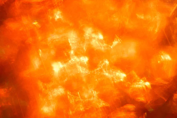 Effetto Luce Offuscata Astratta Sfondo Arancio Sfocato Bagliore — Foto Stock