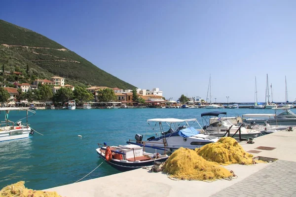 Porto Vasiliki Sull Isola Lefkada Grecia — Foto Stock
