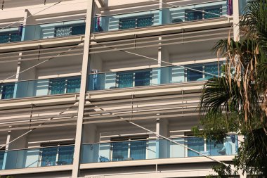 modern bir bina Cephesi parçası.