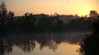 Orman nehri yaz manzarası. Bahar Çayırı Gölü