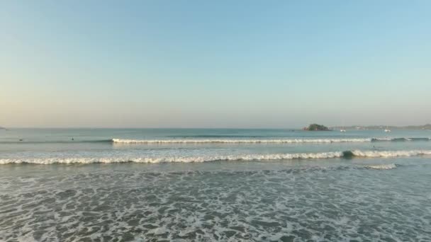 Beautiful View Indian Ocean Coast India Sri Lanka — Wideo stockowe