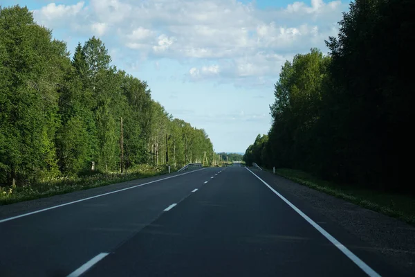 관통하는 고속도로 아름다운 — 스톡 사진