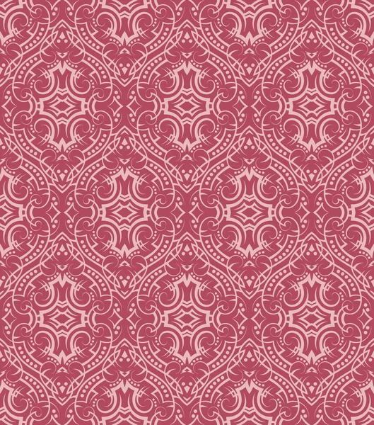 Eski, dikişsiz desen. Simetrik duvar kâğıdı. Hassas süsü tekrarlayan vektör.