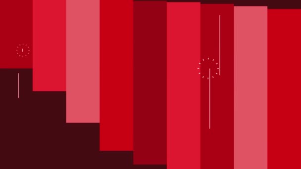 Čtyřbarevný Přechod Pozadí Multi Color Abstract Transition Logo — Stock video