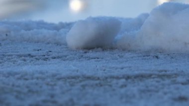 Kış karı soğuk dondurucu soğuk kapatır.